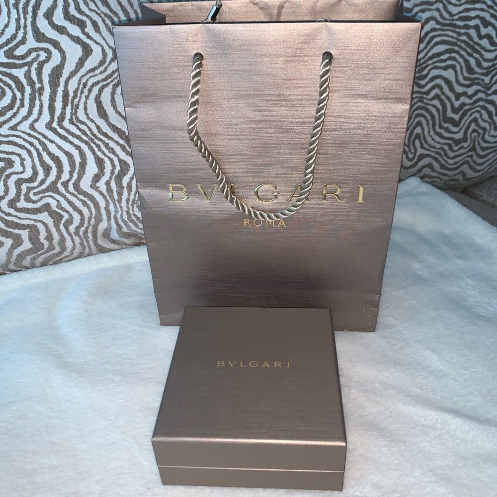 Bvlgari jewelry bag & box